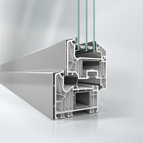 Schüco Living 82 MD + AluClip